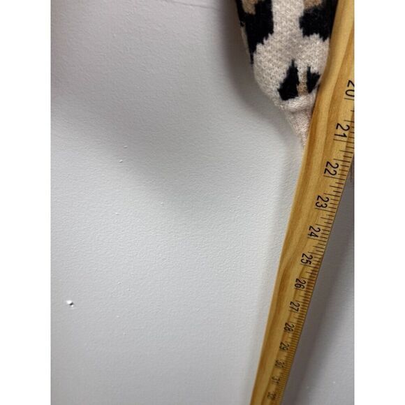 Entro Anthropologie Leopard Print Ultra-Soft Crewneck Sweater Sz S EUC - Picture 6 of 9